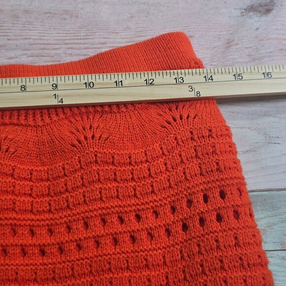 House of Harlow Orange Knit Skirt Set, Women's Small, NWT - Picture 10 of 11